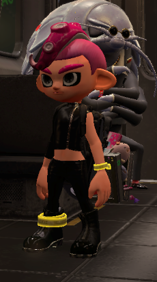 8 Ball is Agent 8 the Octoling, with the Punk hairstyle.